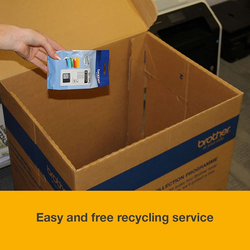 Brother Original Tintenpatrone Cyan DCP-J1200DW (750 Seiten nach ISO Standard 24711), LC424C