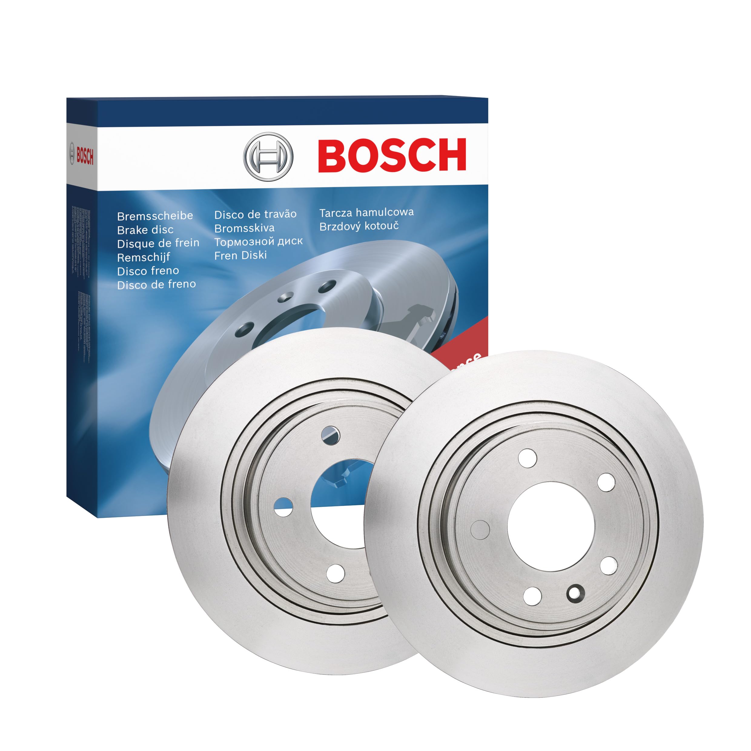 Bosch BD1490 Bremsscheiben - ECE-R90 Zertifizierung - zwei Bremsscheiben pro Set