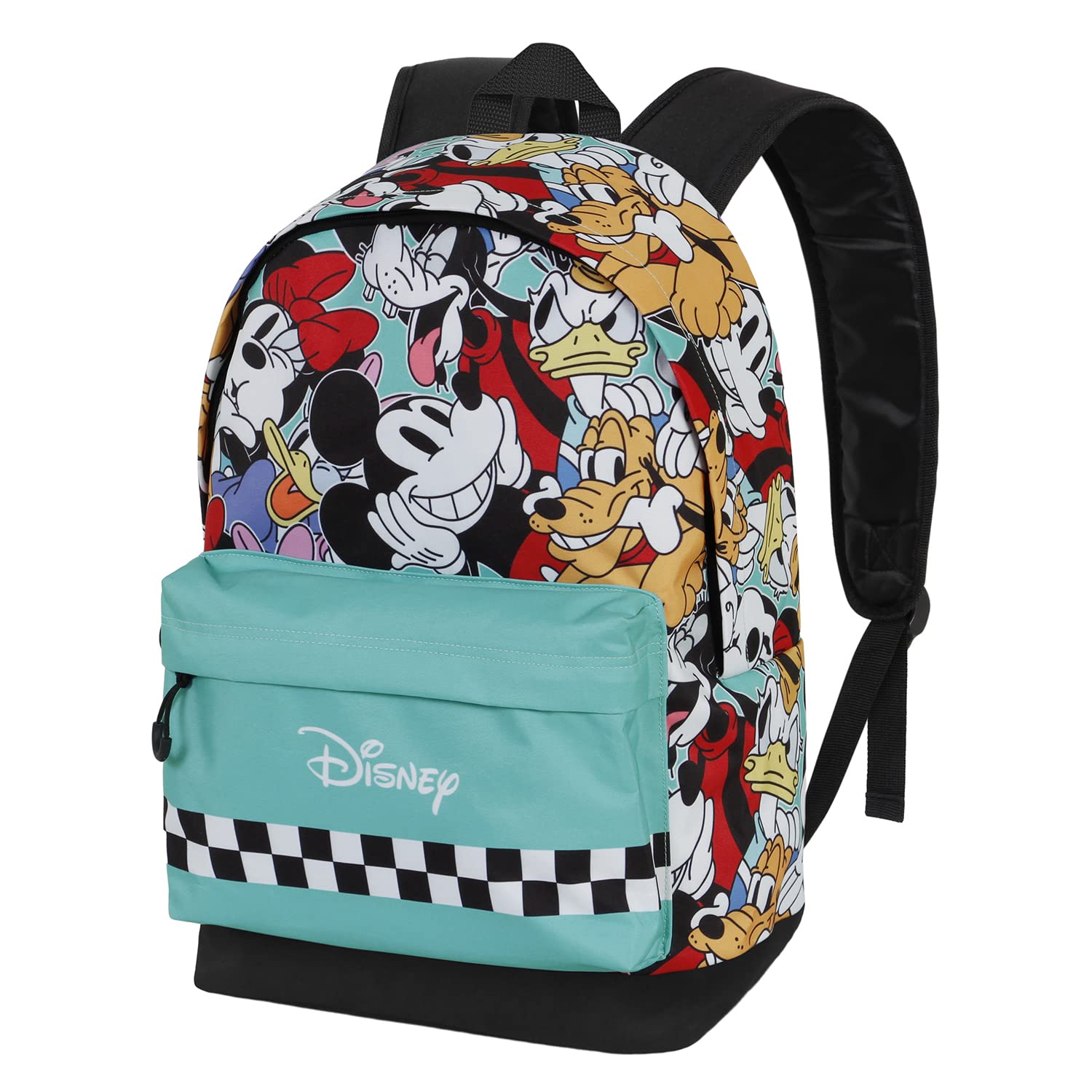 Disney Micky Maus Squares-Fan HS Rucksack 2.0, Blau