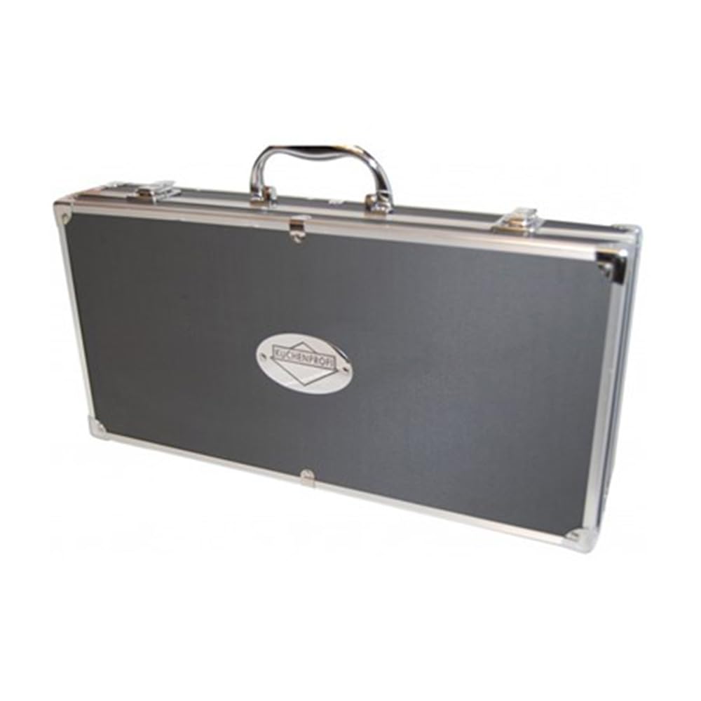 Küchenprofi BBQ Set ARIZONA 16-teilig, Grill Zubehör Set, schwarzer Aluminium Koffer, ideales Geschenkset