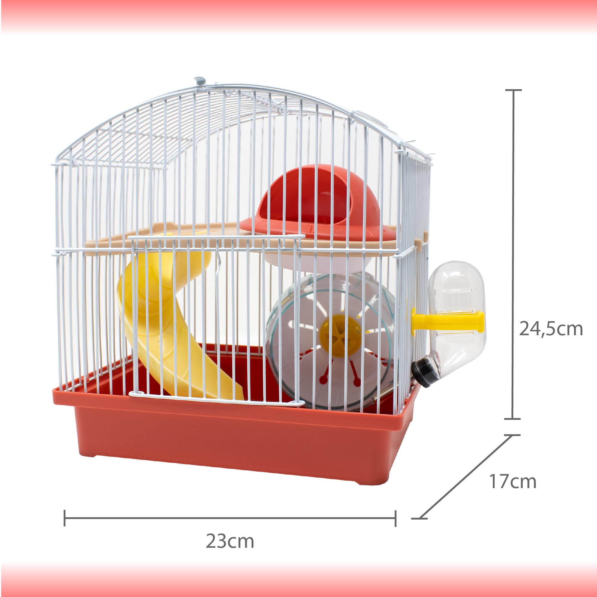 ICA ham11 Käfig Play Garden klein Modell Metall gebogen