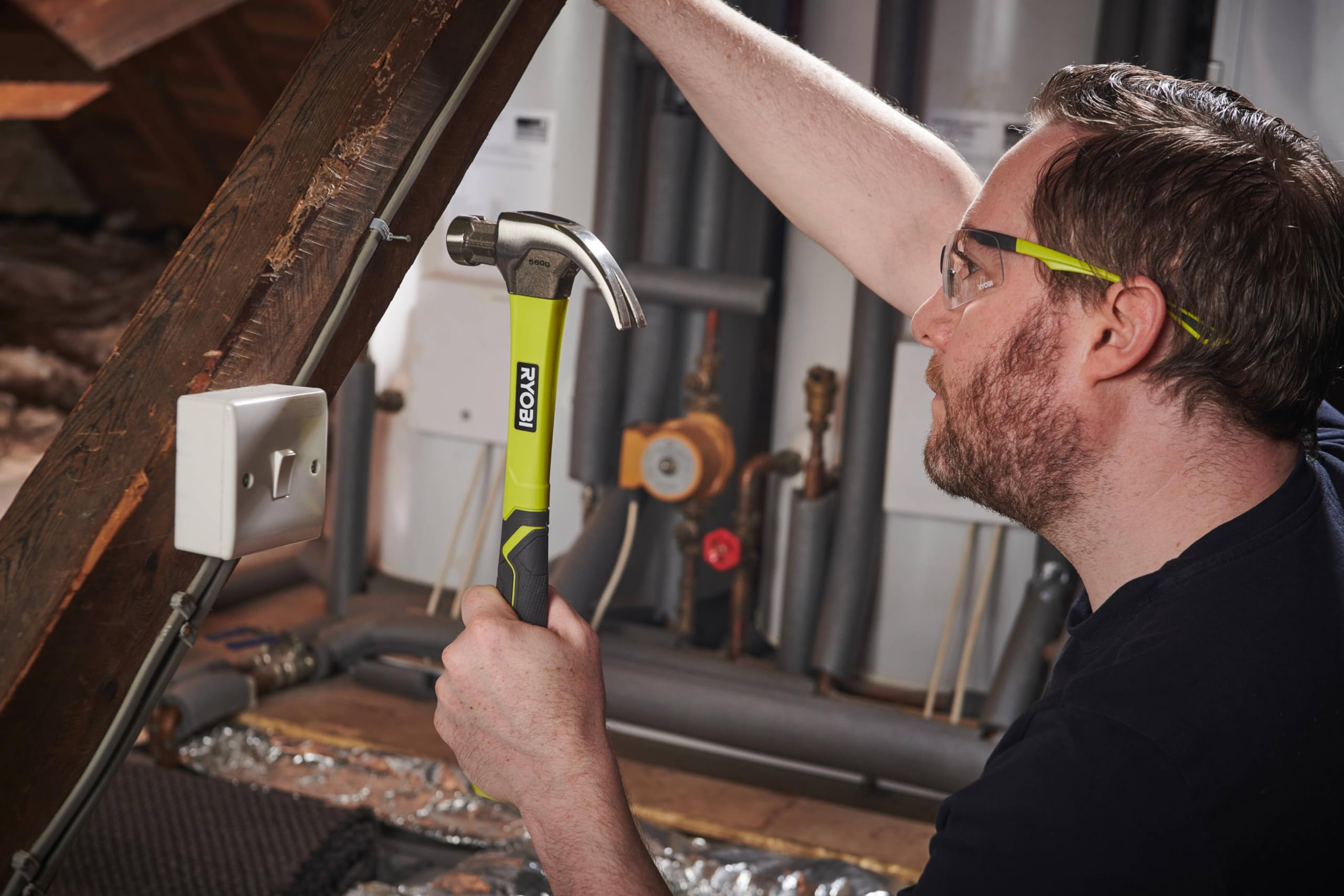 RYOBI Glasfaser-Nagelbrechhammer 560 Gramm RHHCC560