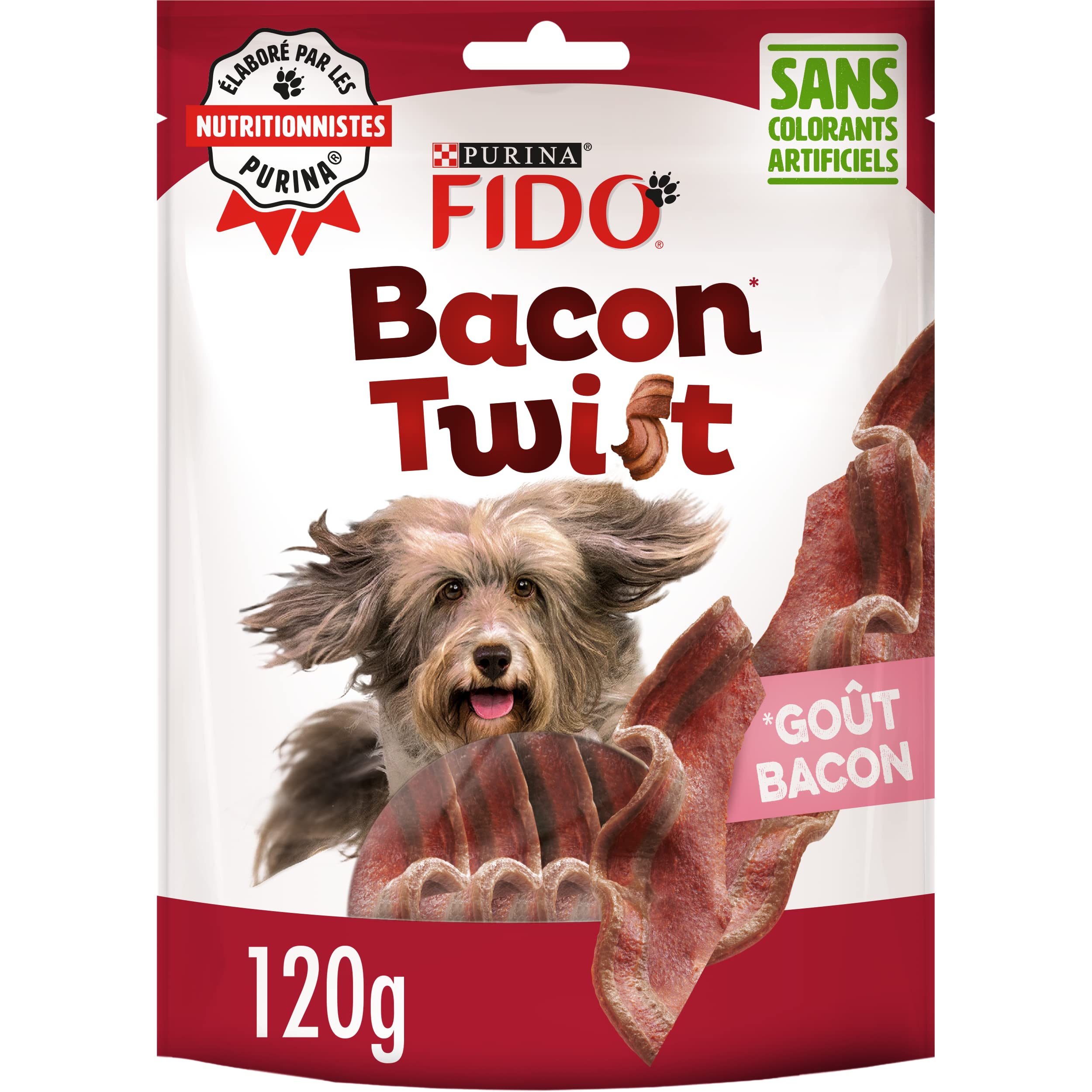 Fido Bacon Twist 120g - Hundeleckerli - 6er Pack