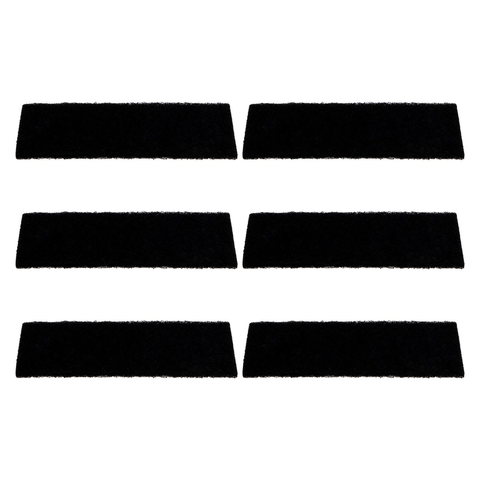 Be In Your Mind 6 Stück Kohlefilter Ersatz-Aktivkohlefilter für Katzentoiletten Geruchsfilter Kompatibel mit Litter Robot 3 Schwarz