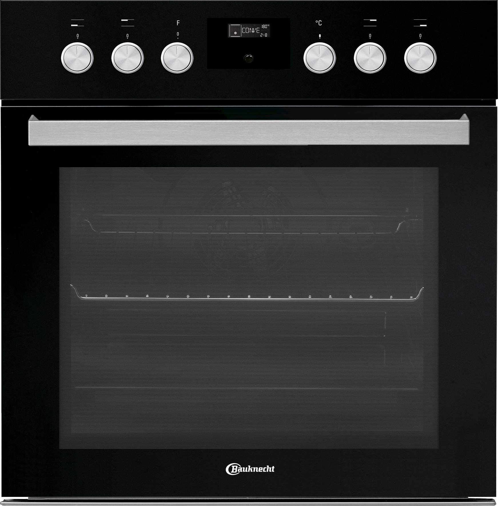 Bauknecht HEKO P500 Herd-Kochfeld-Kombination/Glaskeramik-Kochfeld (60 cm)/ Pyrolyse-Selbstreinigungssystem/Slow Cooking/Backauszug mit 2 Ebenen, 859800008022