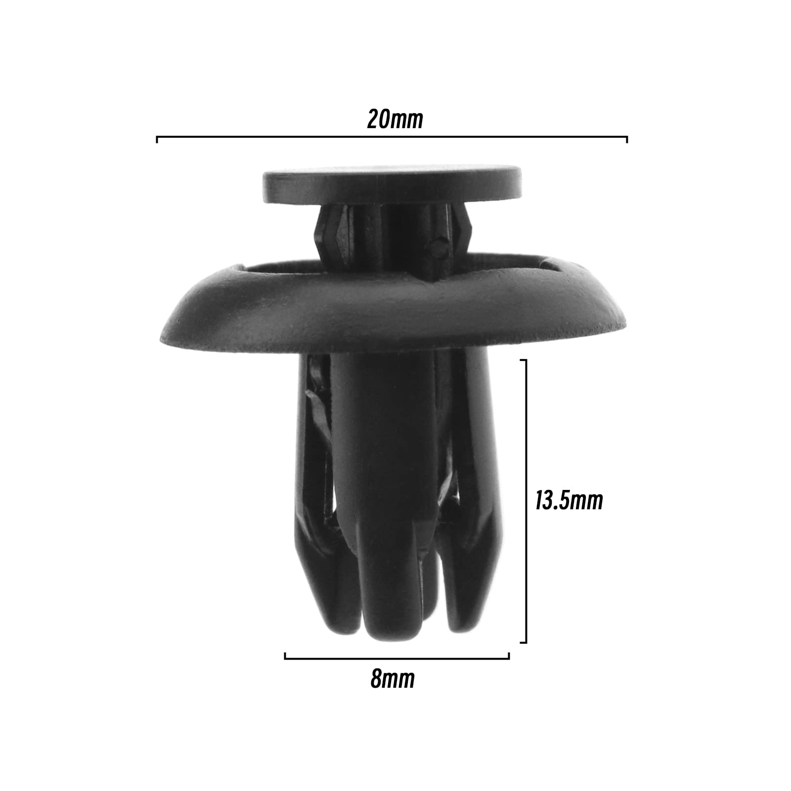 Be In Your Mind 30 Stück Befestigungsclips für Stoßstange vorne Auto 90118-WB048 B45A56146A kompatibel mit CX-3 CX-5 2 3 Spritzschutz Kotflügel Halteclip für Stoßstange