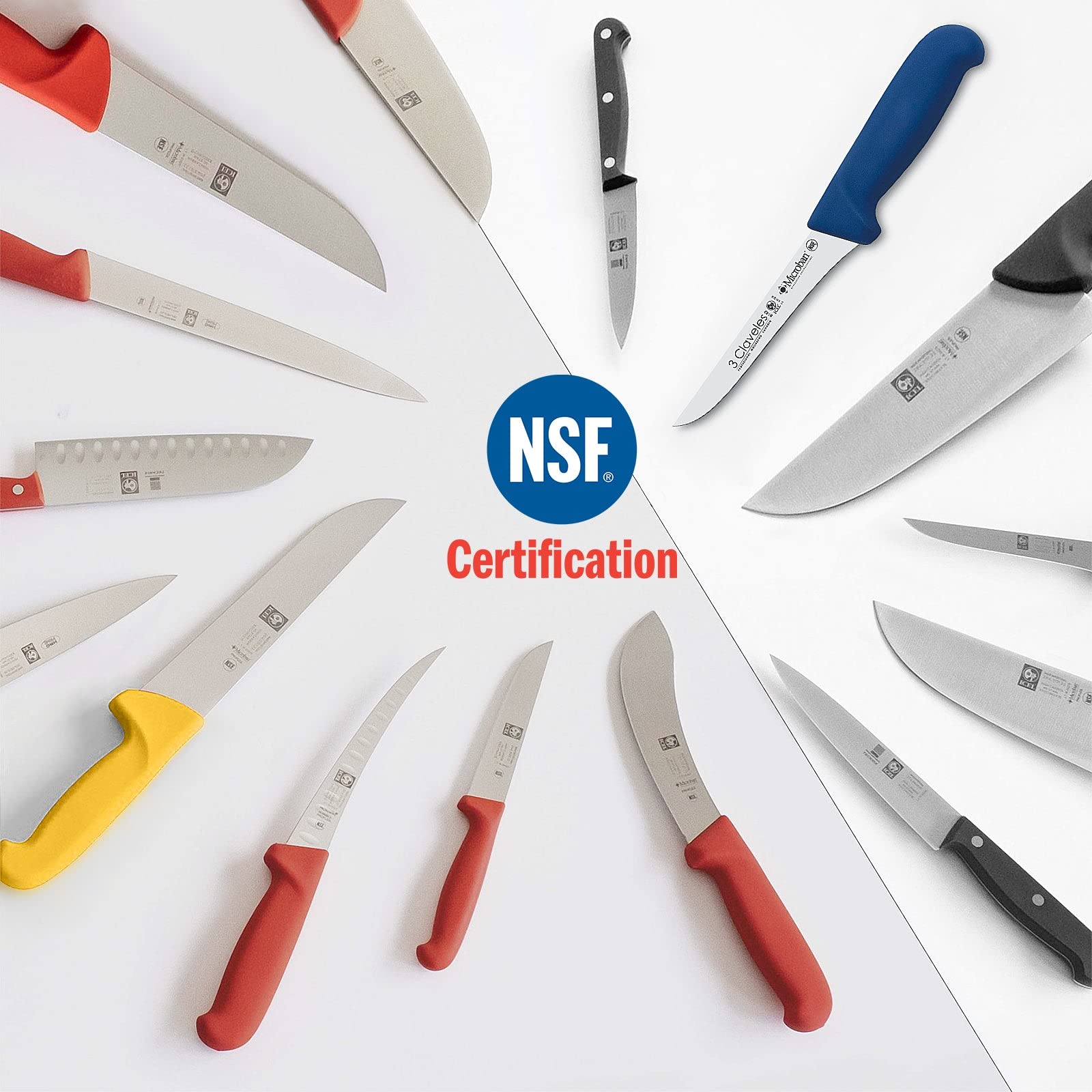 CUCHILLO DESHUESAR POLIPROPILENO NEGRO 13 cm - 5" FH 3C