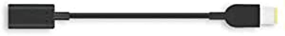 Lenovo 4X90U45346 USB-C-Kabeladapter Slim-Tip schwarz - Adapter für Kabel (USB-C, Slim-Tip, Stecker/Buchse, 0,018 m, schwarz)