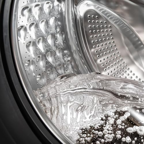 Cecotec Waschmaschine 10kg Frontlader Bolero DressCode 10900 Autodose Inverter FullColor Steel A. 1400 U/min, geringer Verbrauch, 10,3"-Bildschirm, 11 Prog, Inverter Plus-Motor, Dampffunktion