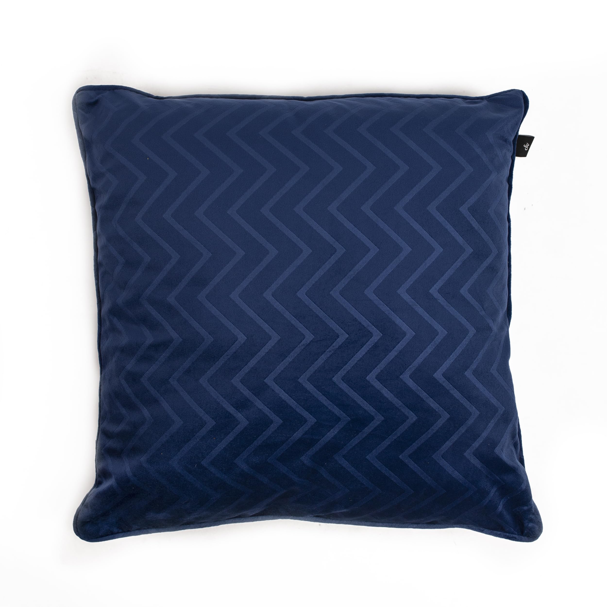 Chic Home Velours Bezug geprägt CHIC Rocks 45x45 Marineblau