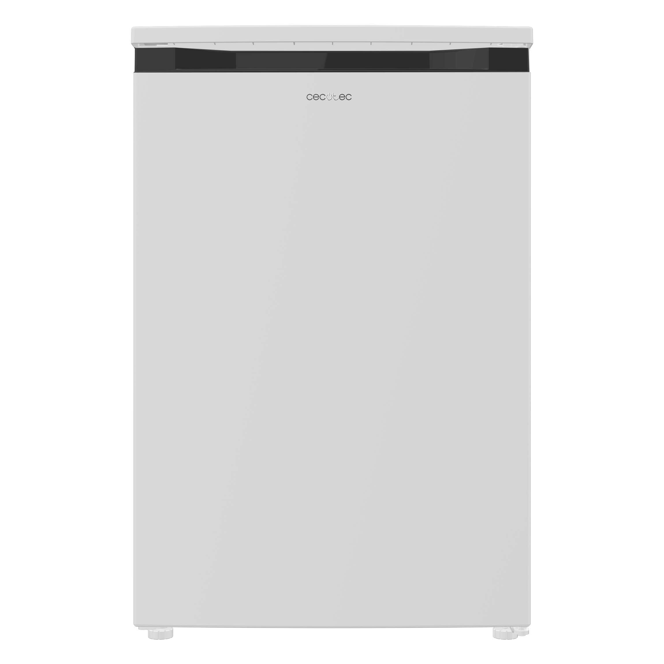 Cecotec Tisch-Gefrierschrank 85L Bolero CoolMarket TF 85 White E: Höhe 84,5cm, Breite 54,9cm, niedriger Verbrauch, 3 Schubladen zur Aufbewahrung von Lebensmitteln, weiß