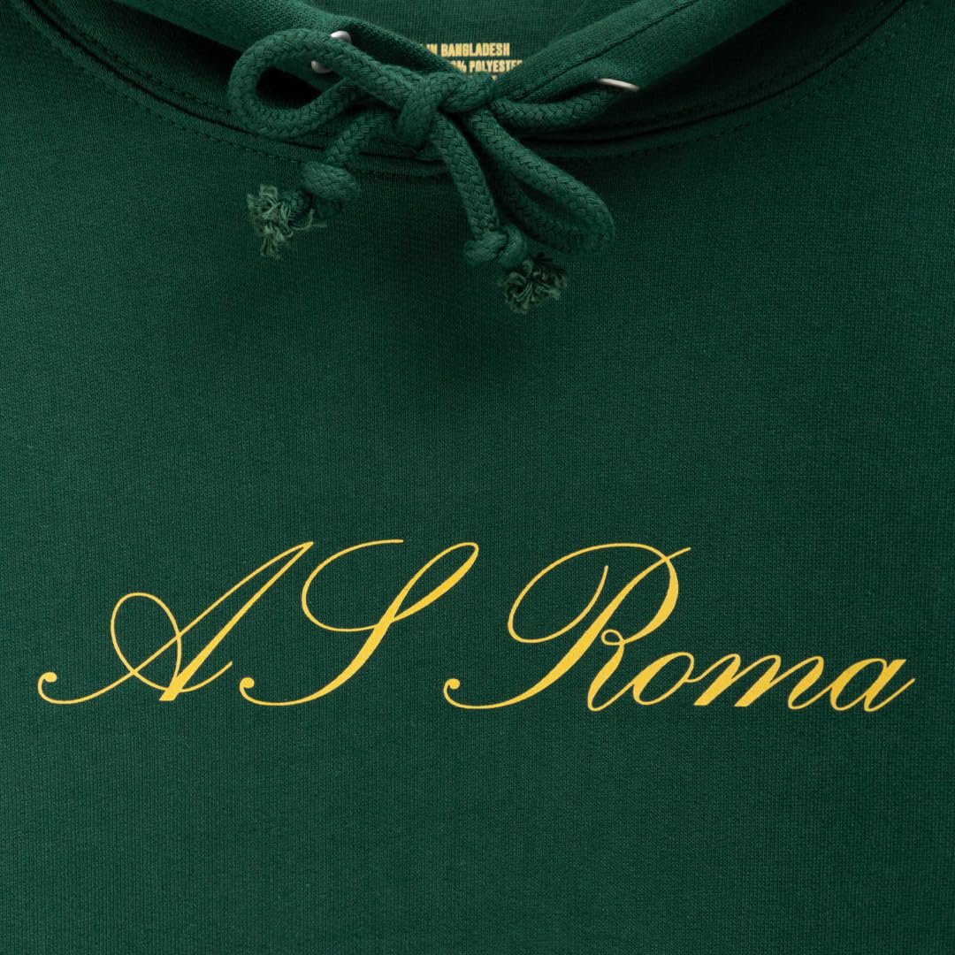 AS Roma Unisex Verde-l Kapuzenpullover, grün, L