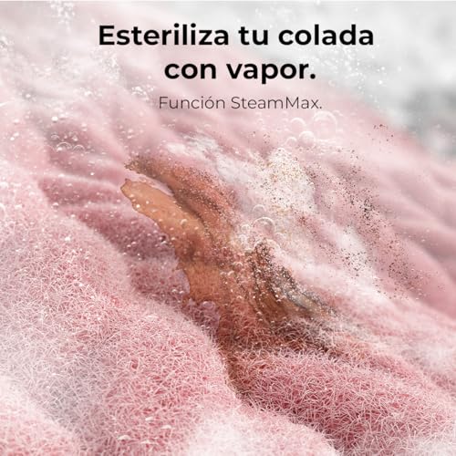 Cecotec Waschmaschine 10kg Frontlader Autodosis Bolero DressCode 10900 Autodose Inverter FullColor A. 1400 U/min, geringer Verbrauch, 10,3"-Bildschirm, 11 Prog, Inverter Plus-Motor, Dampffunktion