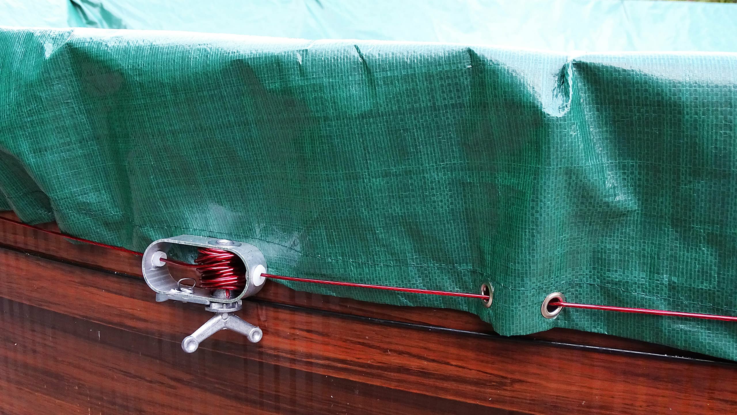 GRASEKAMP Qualität seit 1972 Abdeckplane für Pool rund 640cm Planenmaß 720cm Sommer Winter