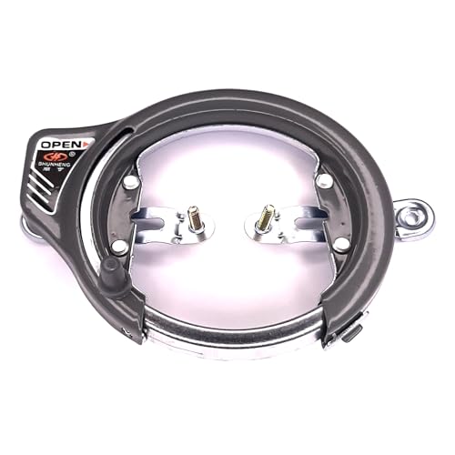 cyclingcolors Rahmenschlösser Fahrrad Fahrradschloss Sicherheitsschloss Diebstahlschutz Grau