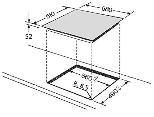 Bauknecht HEKO 566 Pyro Herd-Kochfeld-Kombination /Glaskeramik-Kochfeld (60 cm) / Pyrolyse-Selbstreinigungssystem / Multi-Level-Kochen / Backauszug mit 2 Ebenen, Schwarz