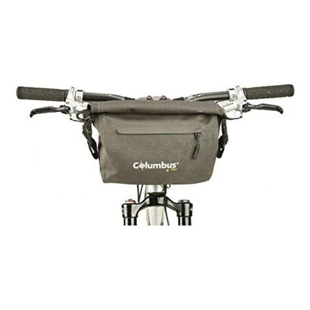 COLUMBUS Bikepacking | wasserdichte Tasche für den Lenker des Fahrrads, Umhängetasche, Dry Handlebar Bag mit Rollverschluss und Größe verstellbar bis 3 l.