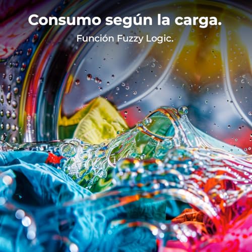 Cecotec Waschmaschine 10kg Frontlader Bolero DressCode 10900 Autodose Inverter FullColor Steel A. 1400 U/min, geringer Verbrauch, 10,3"-Bildschirm, 11 Prog, Inverter Plus-Motor, Dampffunktion