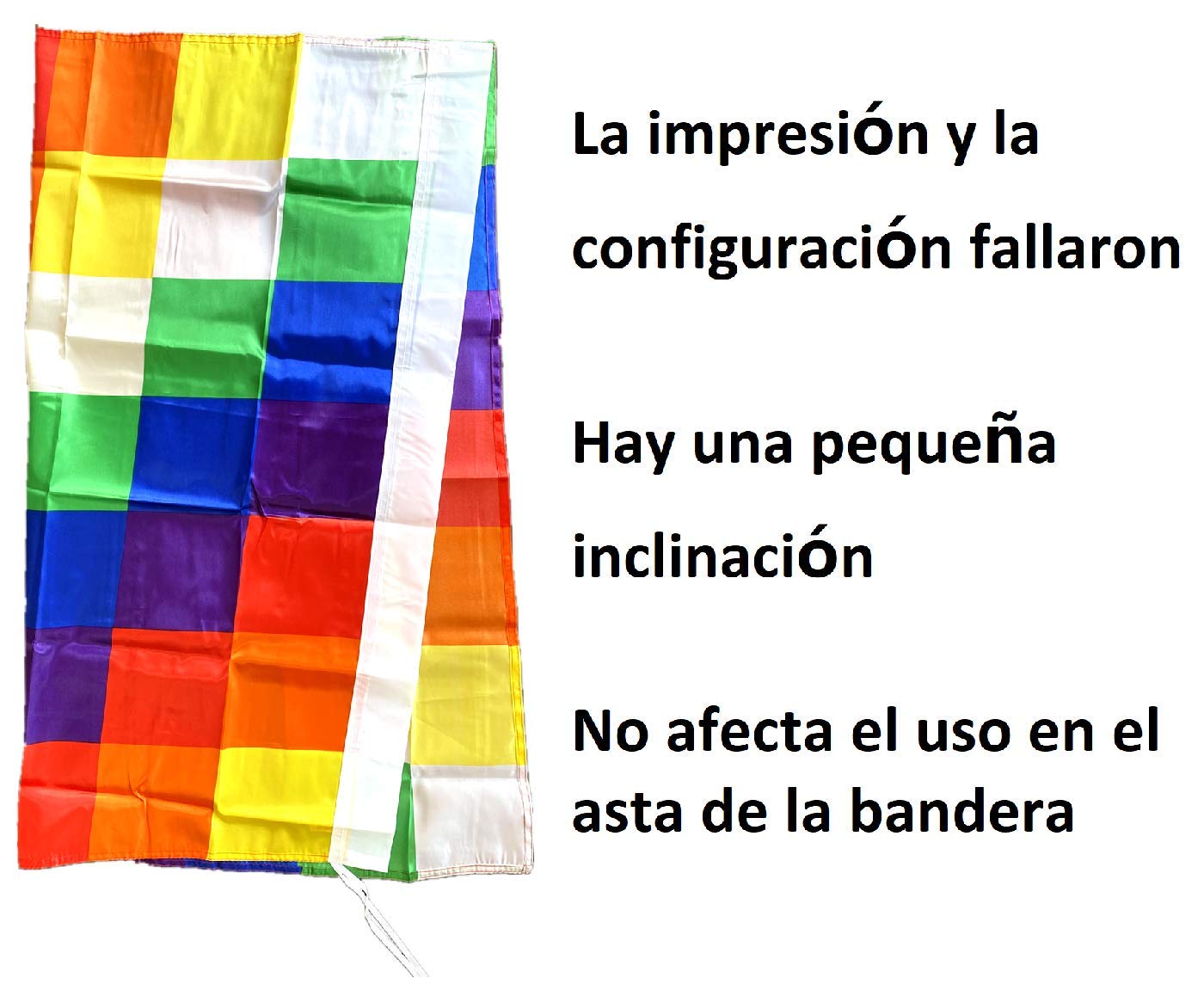 Durabol Wiphala-Flagge, 90 x 90 cm, Satin