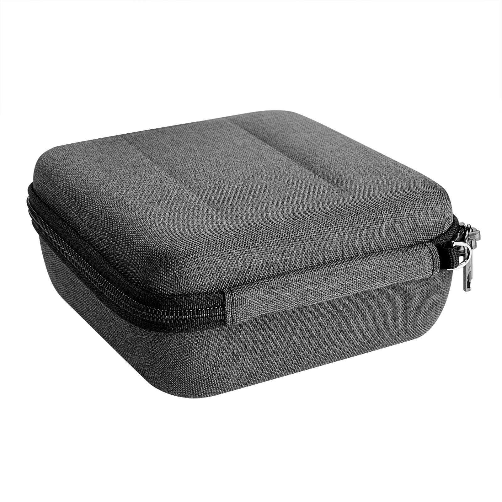 Geekria Shield Hülle Kompatibel mit 2021 Apple TV 4K (32GB / 64GB) Hülle, Ersatz Hartschale Reisetasche mit Platz für Fernbedienungen und Zubehör (Grau)