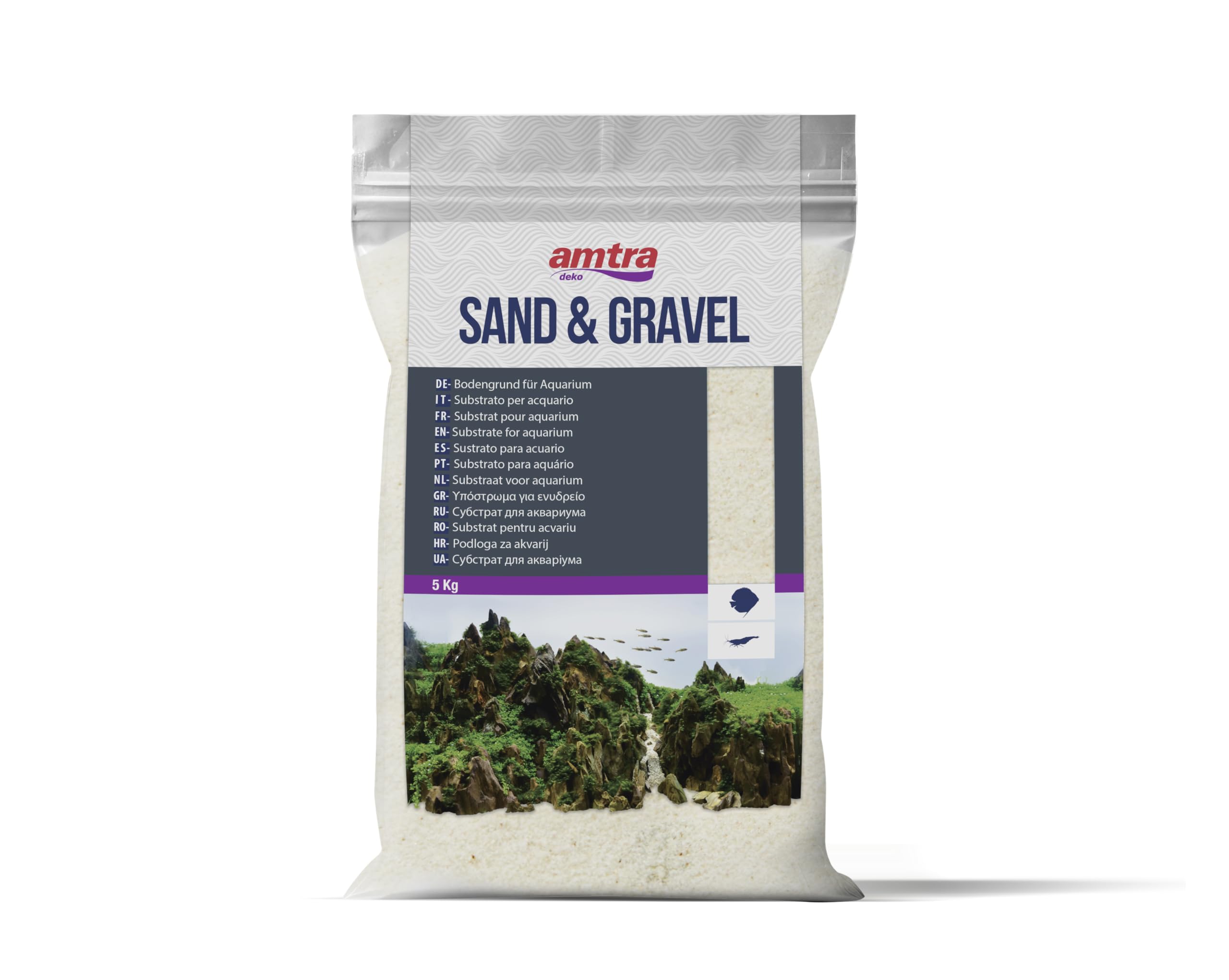 Amtra A4022973 Feiner Weisser Sand 0.1-0.3 mm 5 Kg