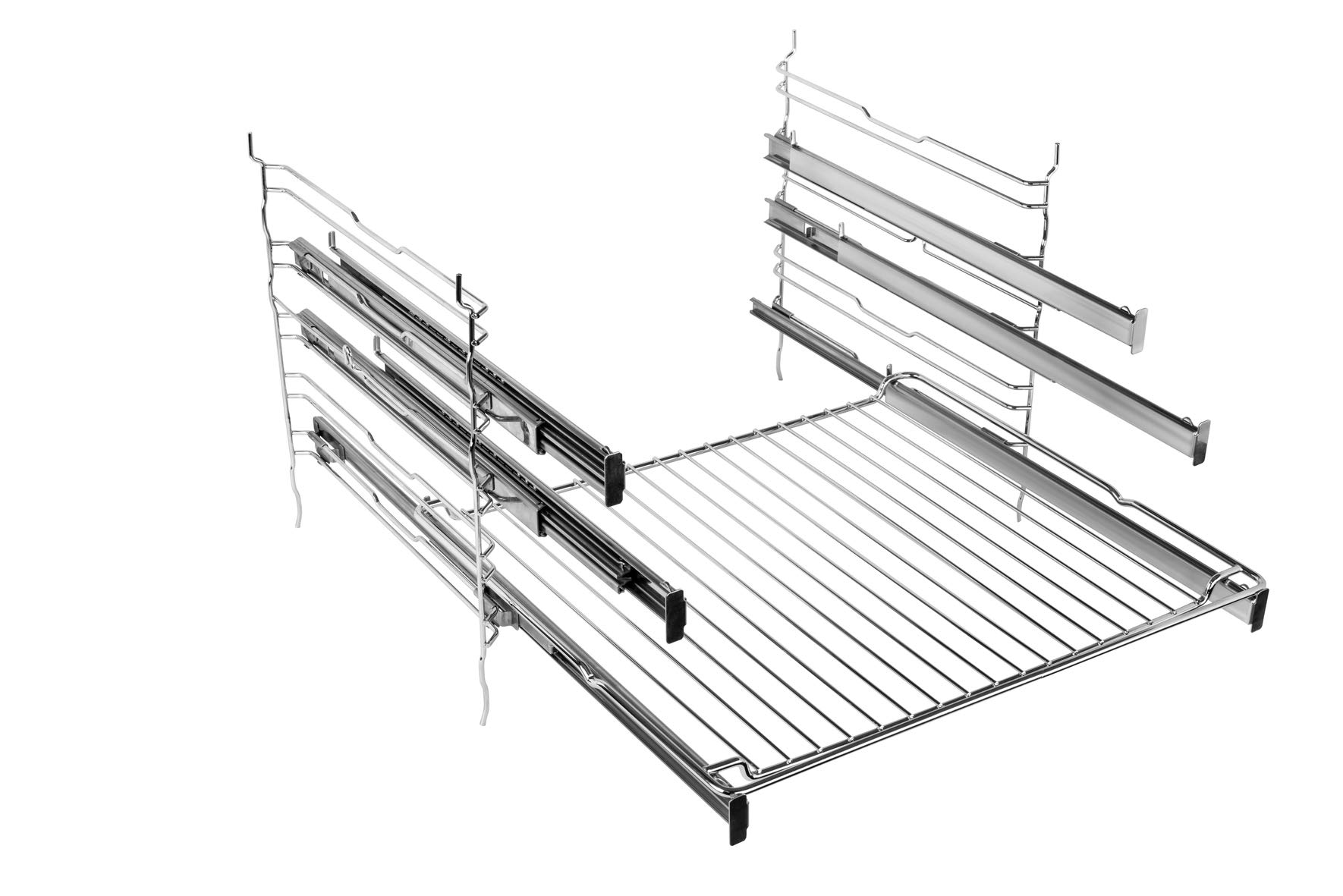 Bauknecht HEKO P500 Herd-Kochfeld-Kombination/Glaskeramik-Kochfeld (60 cm)/ Pyrolyse-Selbstreinigungssystem/Slow Cooking/Backauszug mit 2 Ebenen, 859800008022