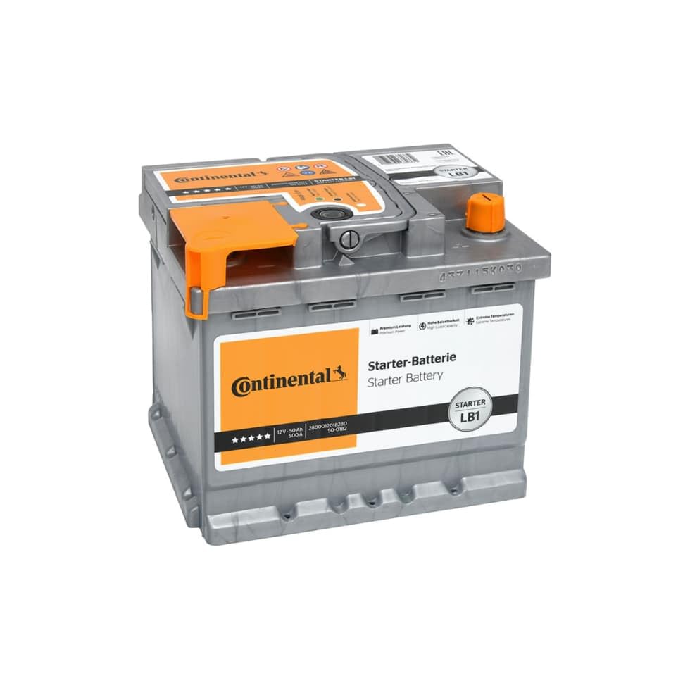 Autobatterie Continental -12V 50Ah 500A