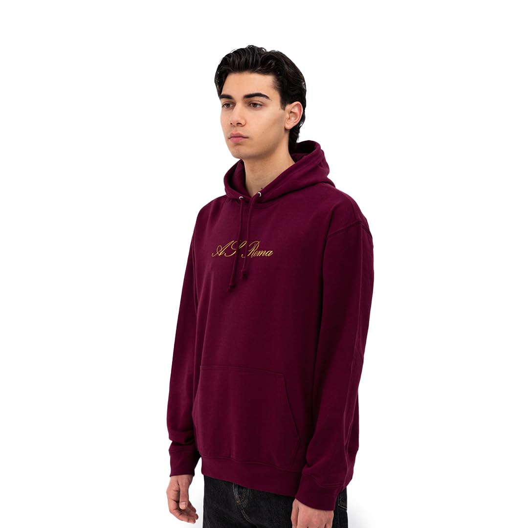 AS Roma Unisex Rosso-XXL Kapuzenpullover, rot