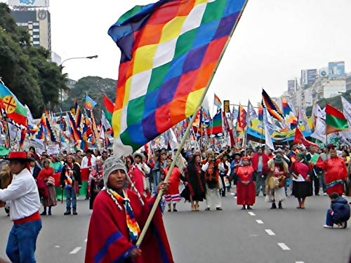 Durabol Wiphala-Flagge, 90 x 90 cm, Satin