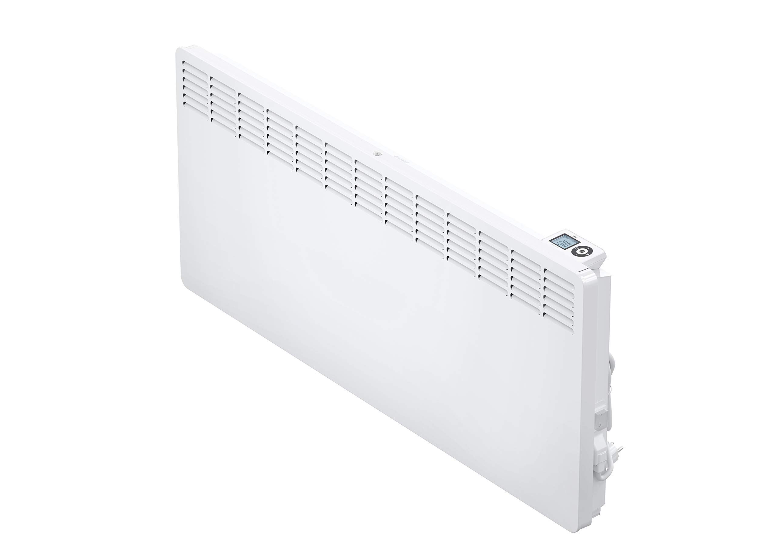 AEG Haustechnik Wandkonvektor WKL 3005 für ca. 30 m², Heizung 3000 W, 5-30 °C, wandhängend, LC-Display, Wochentimer, Metall, Ökodesign 2018, 236537 Weiß