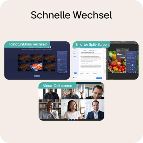 LG Monitor 27U730A-B.AEU, 27", 4K UHD (3840x2160), HDR10, IPS, webOS 24, USB-C (90W), Bluetooth, DCI-P3 90%, HDMI, DisplayPort, HDR Effekt, Schwarz