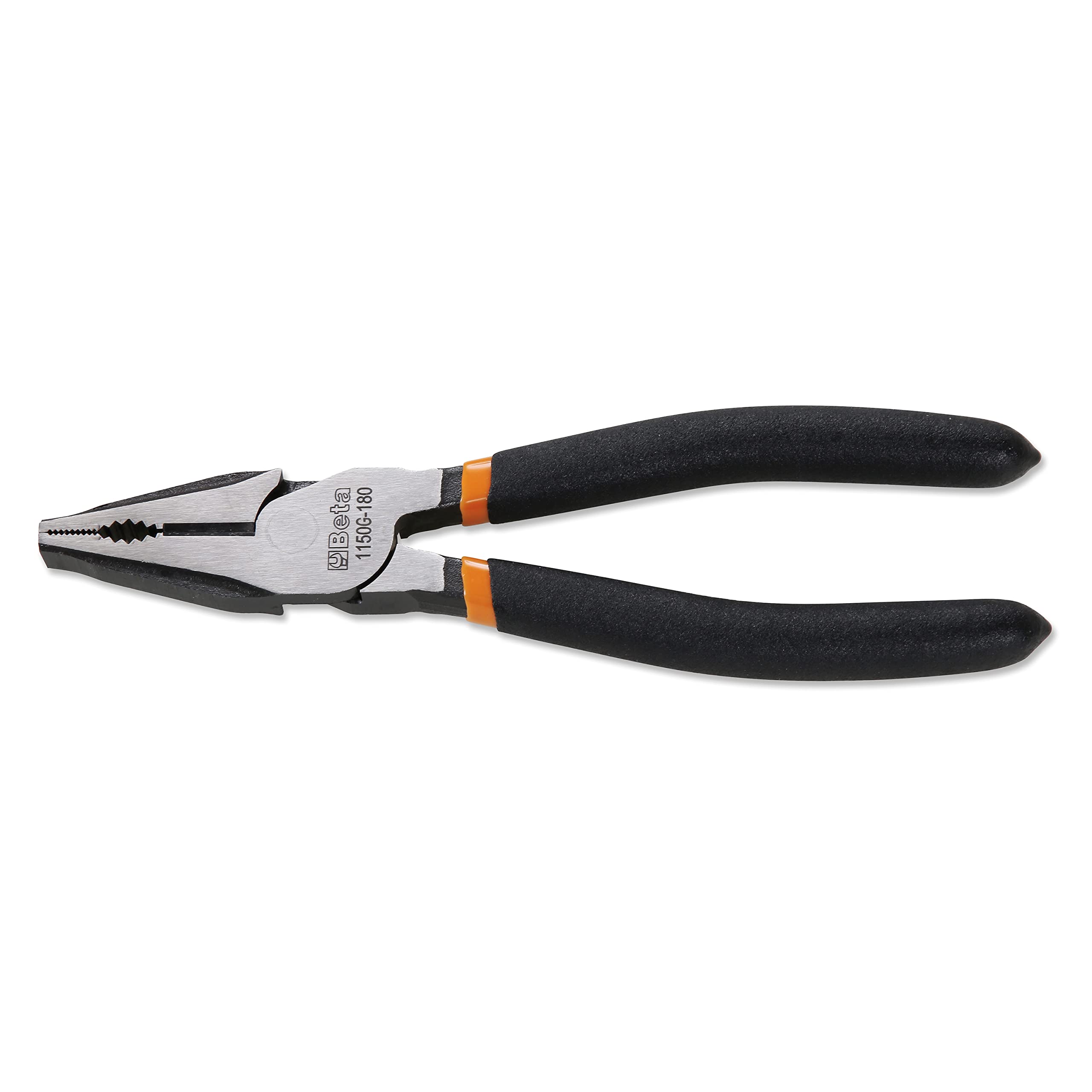 Beta 1169G/D3 - Sortiment aus 1 universalzange, 1 zange mit langen halbrunden backen und 1 schneidzange, mit zweischichtigem überzug aus rutschfestem PVC, mit industrie-finish