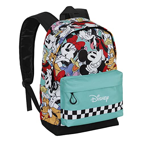 Disney Micky Maus Squares-Fan HS Rucksack 2.0, Blau