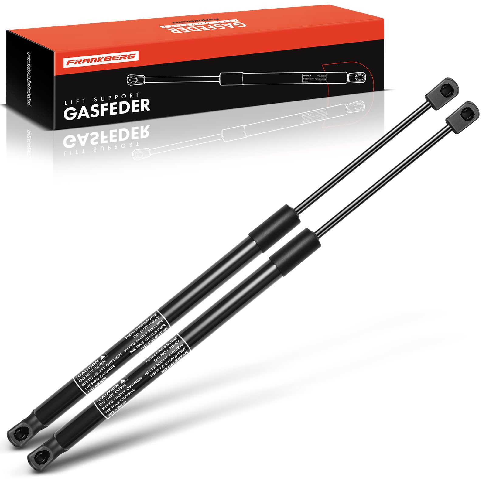 Frankberg 2x Gasfeder Dämpfer Heckklappe Kompatibel mit M.i.n.i Countryman Cooper R60 Kombi 2010-2016 Replace# 51249801386