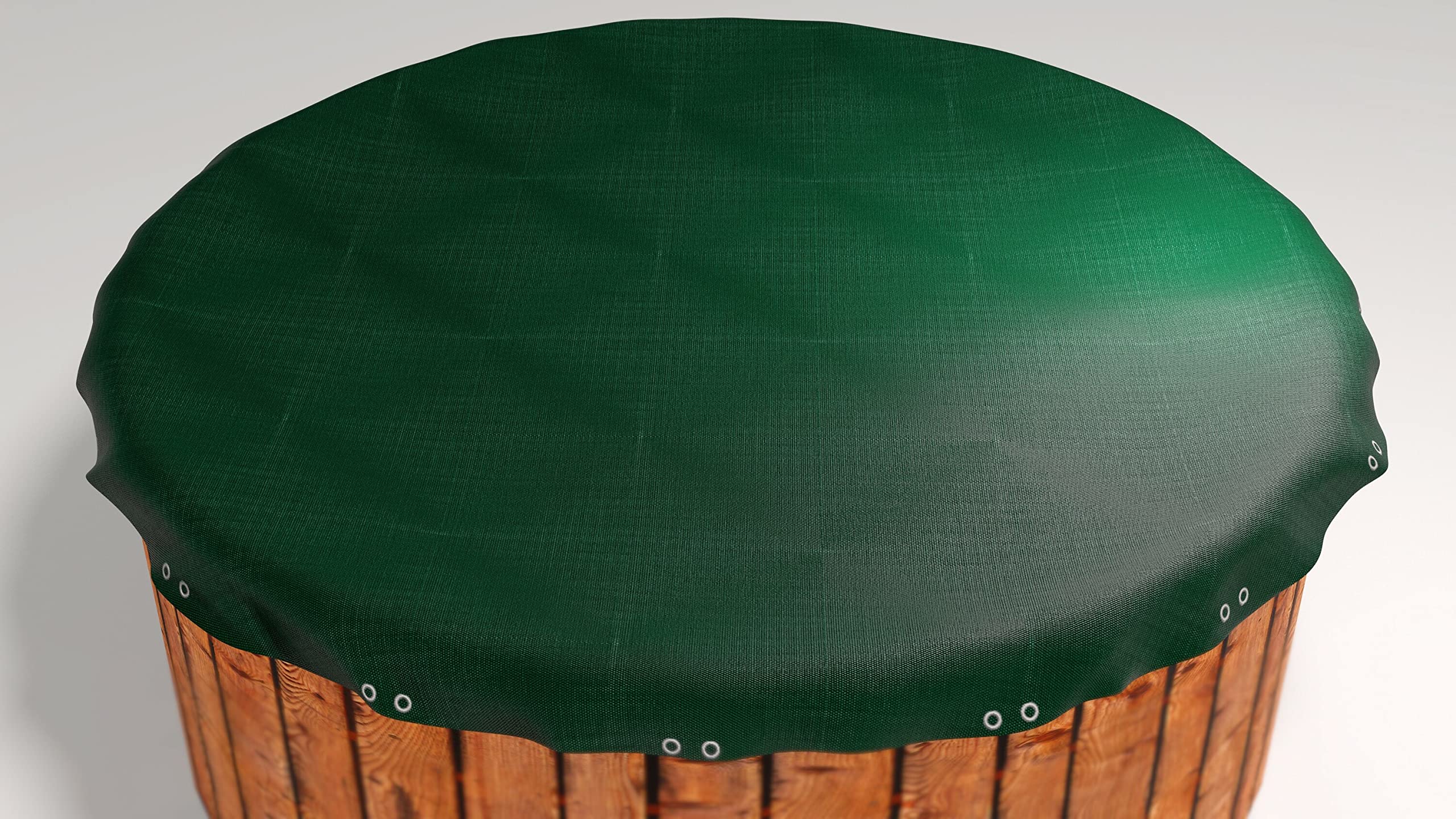 GRASEKAMP Qualität seit 1972 Abdeckplane für Pool rund 640cm Planenmaß 720cm Sommer Winter