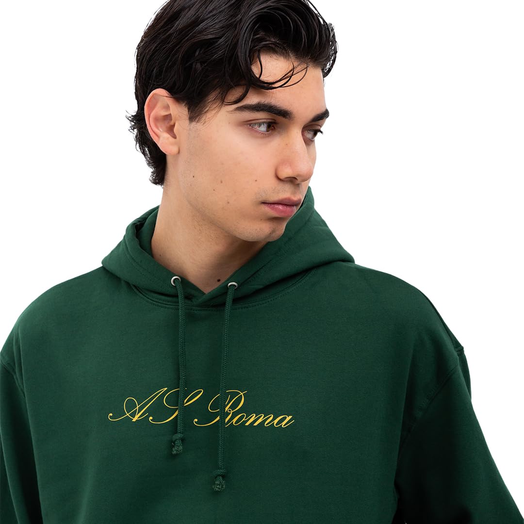 AS Roma Unisex Verde-l Kapuzenpullover, grün, L