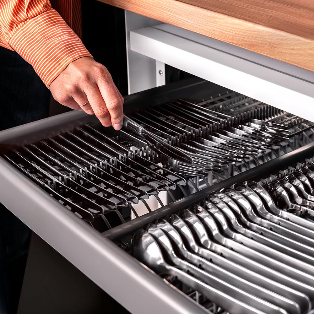 Cecotec Geschirrspüler 60 cm - Freistehend Bolero Aguazero 6210 D. 15 Bestecke, energieeffizient, XXL Fullcolor Display, drittes Fach, 14 Programme, Dual Zone Wash, verstellbares Fach, Weiß