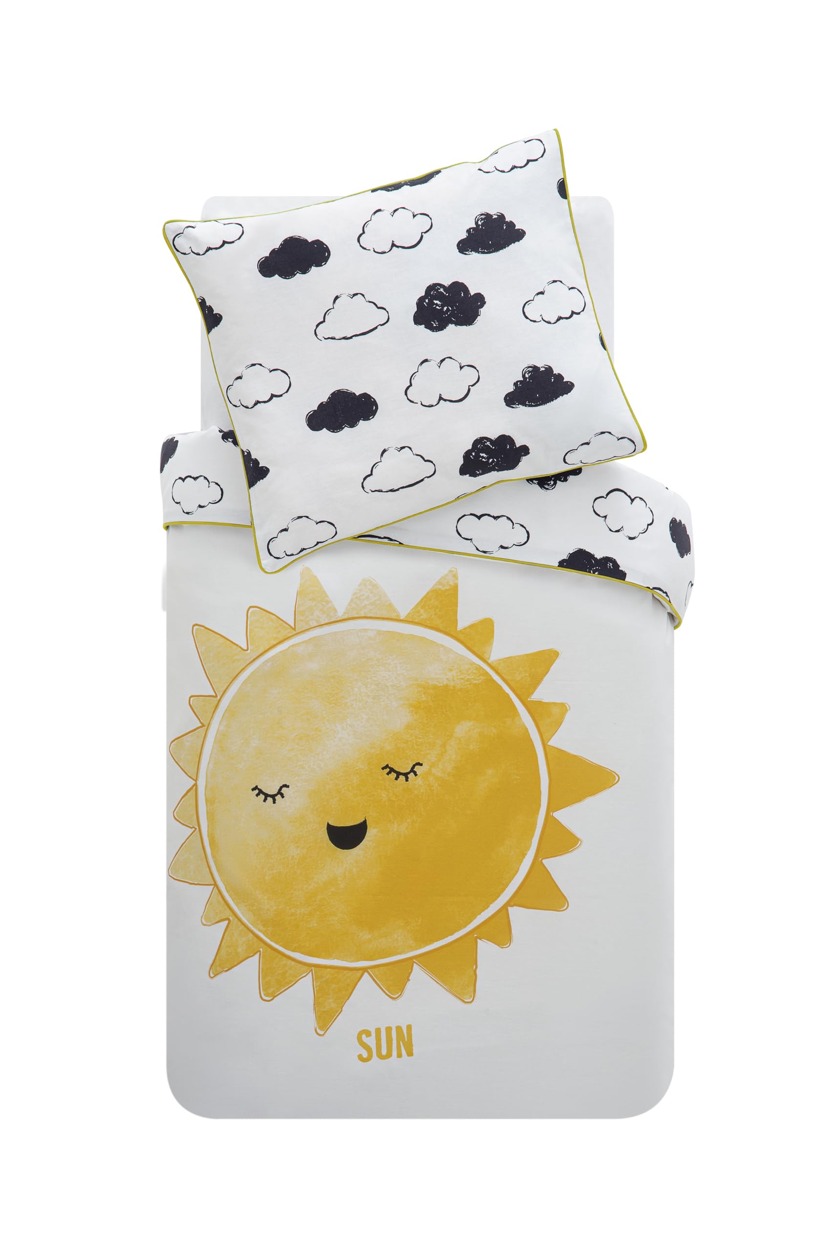 Hibboux 80x80 Cosmic Sun Baby Duvet Cover Set