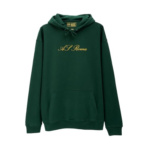 AS Roma Unisex Verde-l Kapuzenpullover, grün, L