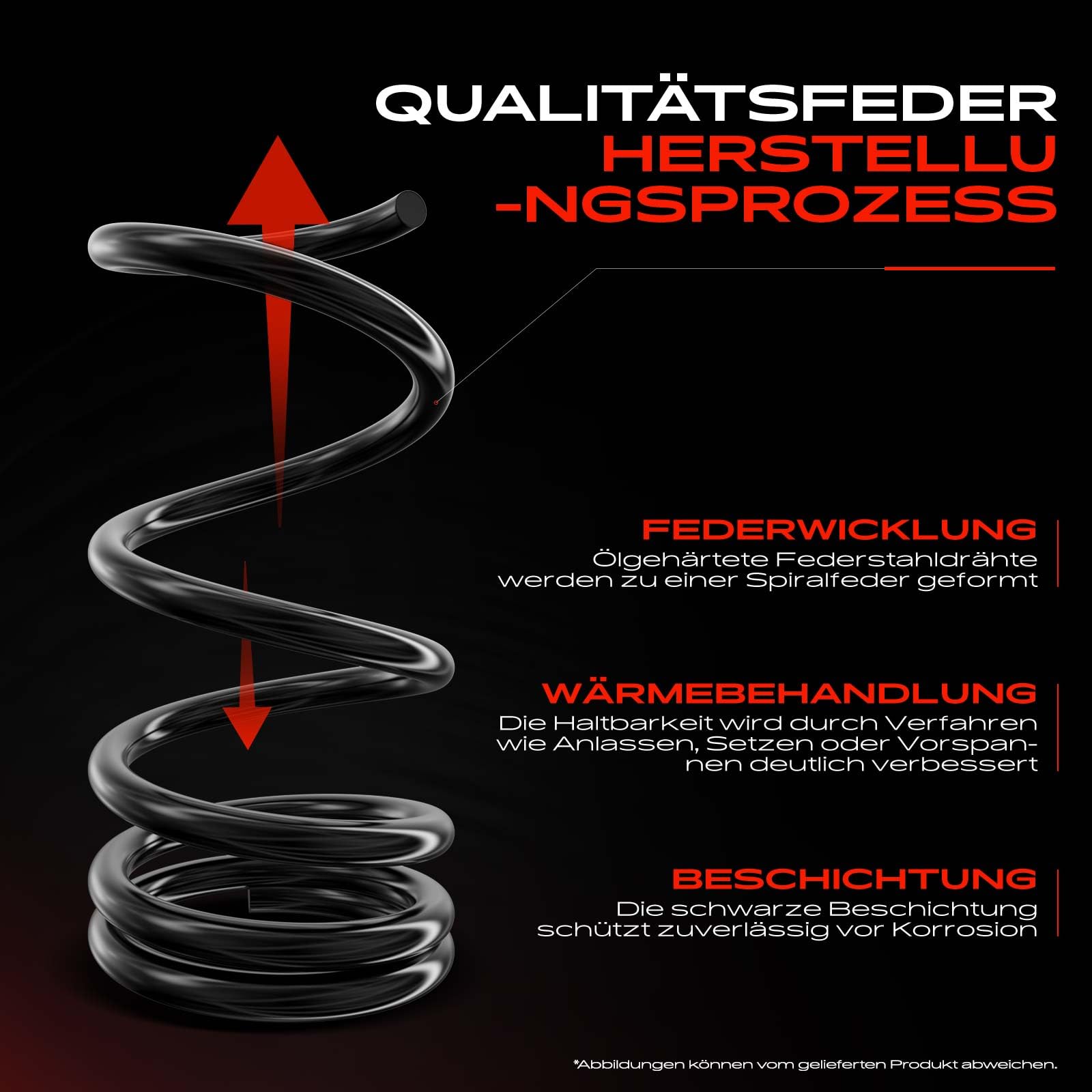 Frankberg 2x Federn Fahrwerksfeder Hinten Kompatibel mit Corsa C F08 F68 2000-2009 Corsa C X01 2000-2012 Tigra Twintop/Convertible 2004-2009 Replace# 9196210