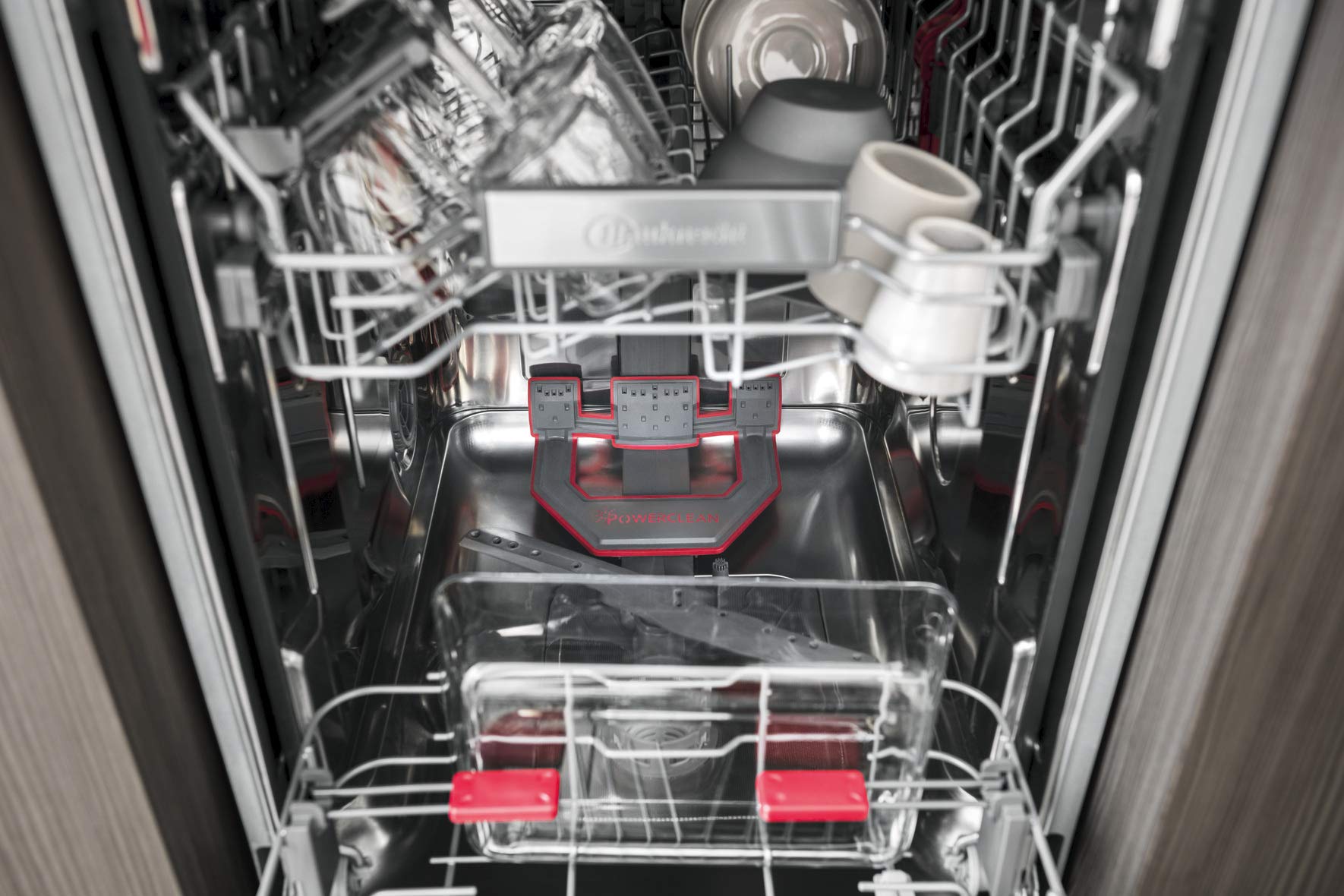 Bauknecht BSFO 3O35 PF Freistehender Geschirrspüler 45 cm Breite/PowerClean/ActivDry/Vollwasserschutz/hygieneprogramm/Besteckschublade/Sensor-Programm/Kindersicherung