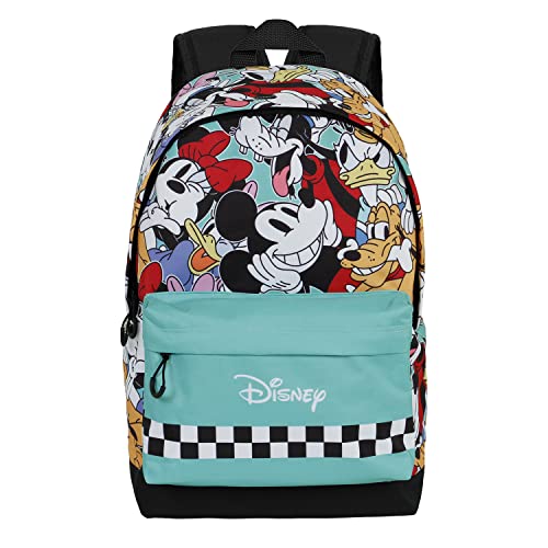 Disney Micky Maus Squares-Fan HS Rucksack 2.0, Blau