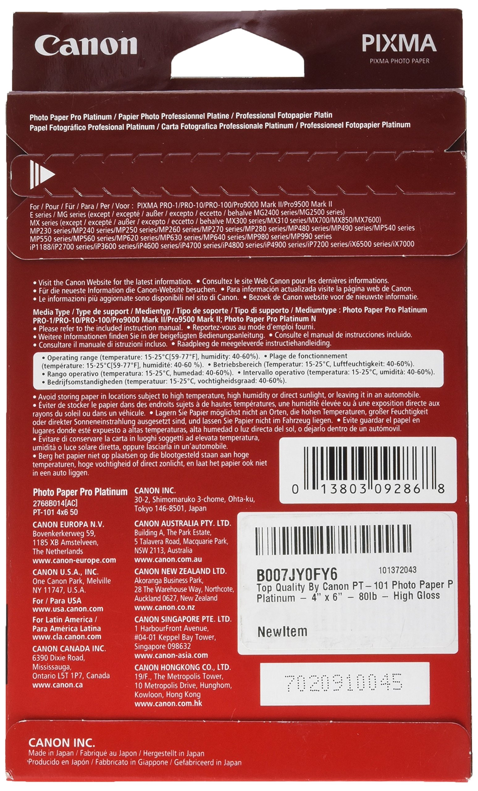 Canon 2768B014 Fotopapier