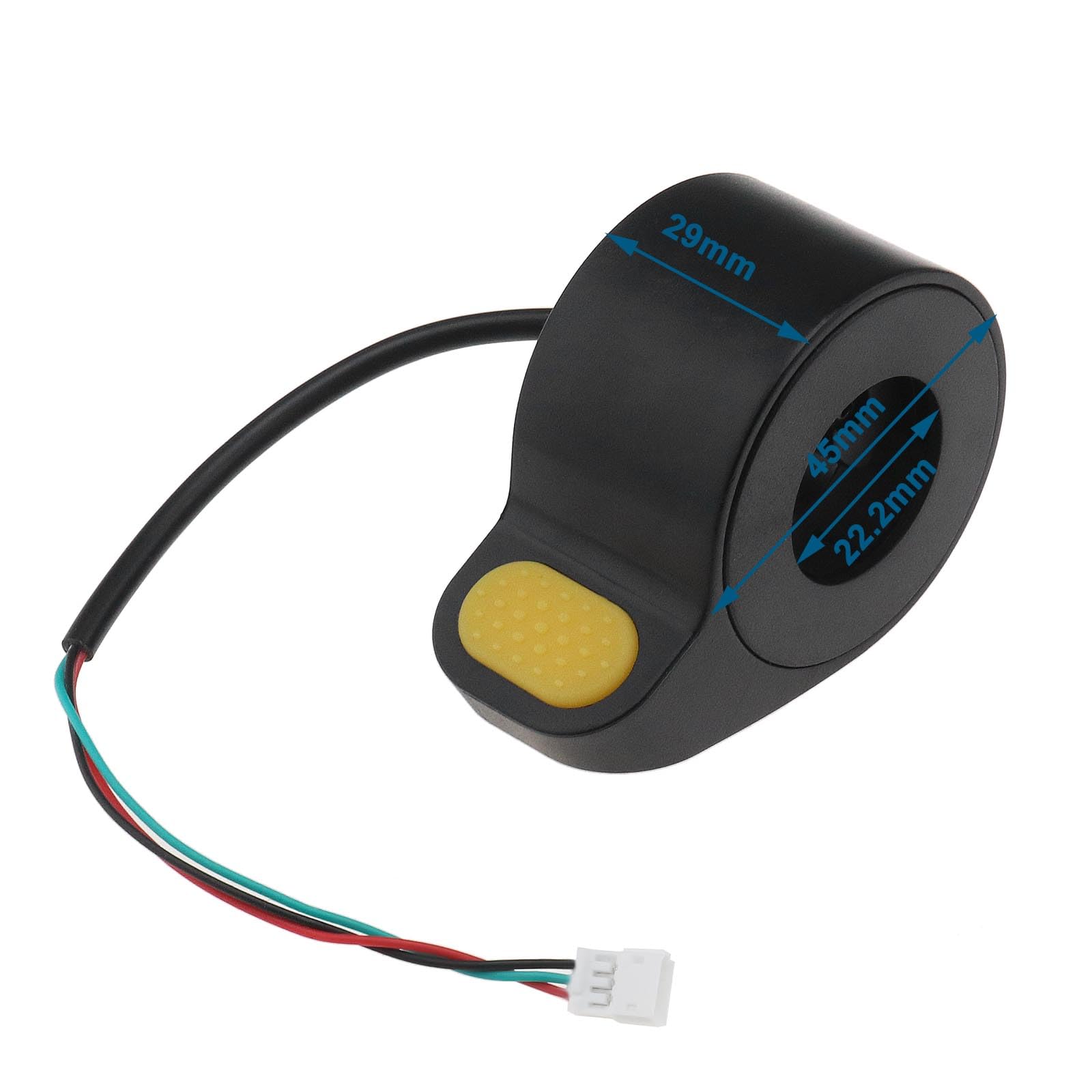 EMSea Daumen-Gashebel für Scooter, kompatibel mit Ninebot Max G30 Elektroroller, Gaspedal, Geschwindigkeitsregler, Roller, Gashebel