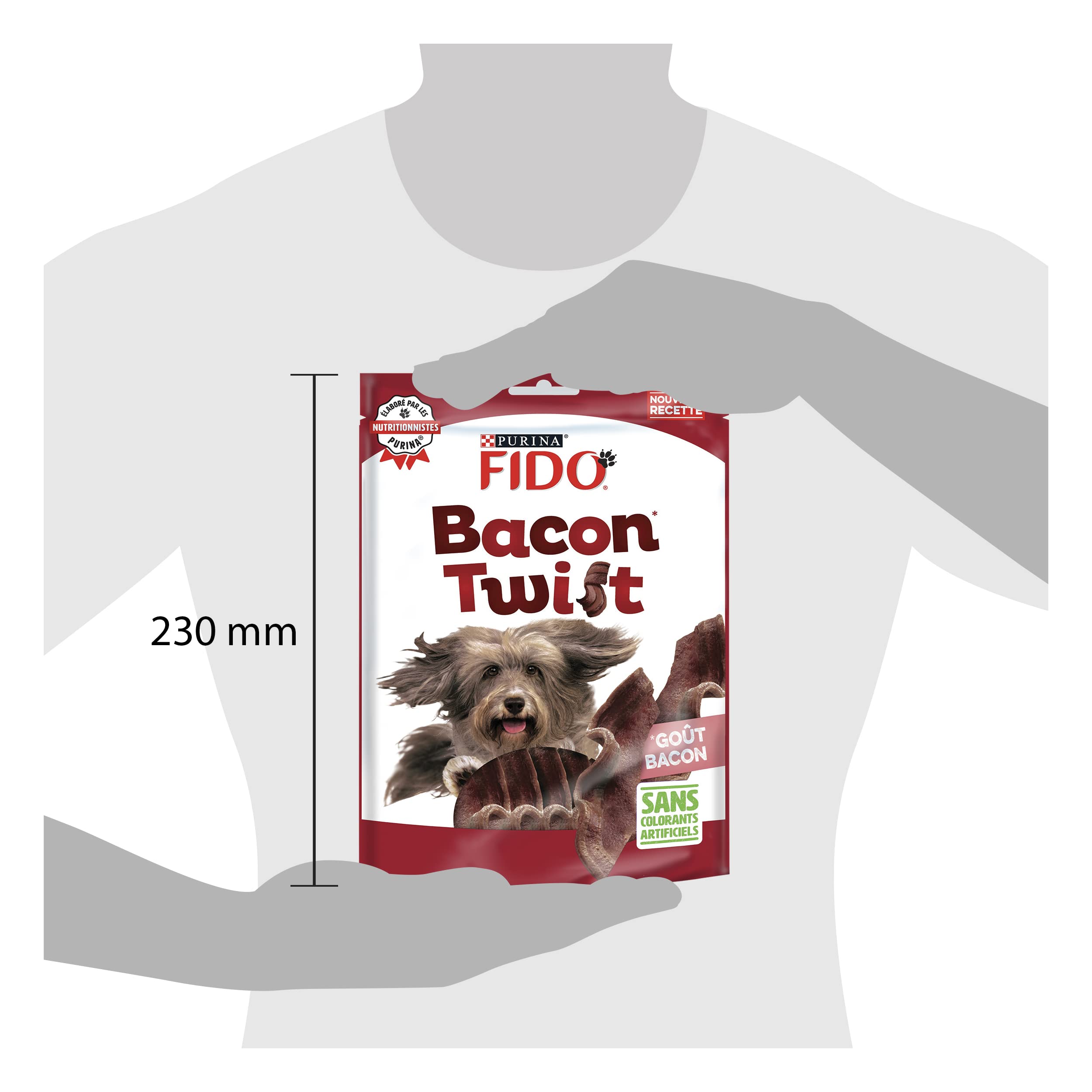 Fido Bacon Twist 120g - Hundeleckerli - 6er Pack