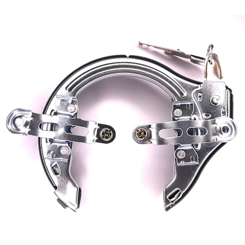 cyclingcolors Rahmenschlösser Fahrrad Fahrradschloss Sicherheitsschloss Diebstahlschutz Grau