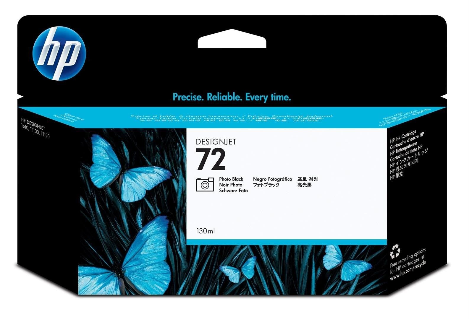Ink Cartridge Black No.72/130ml C9370A HP