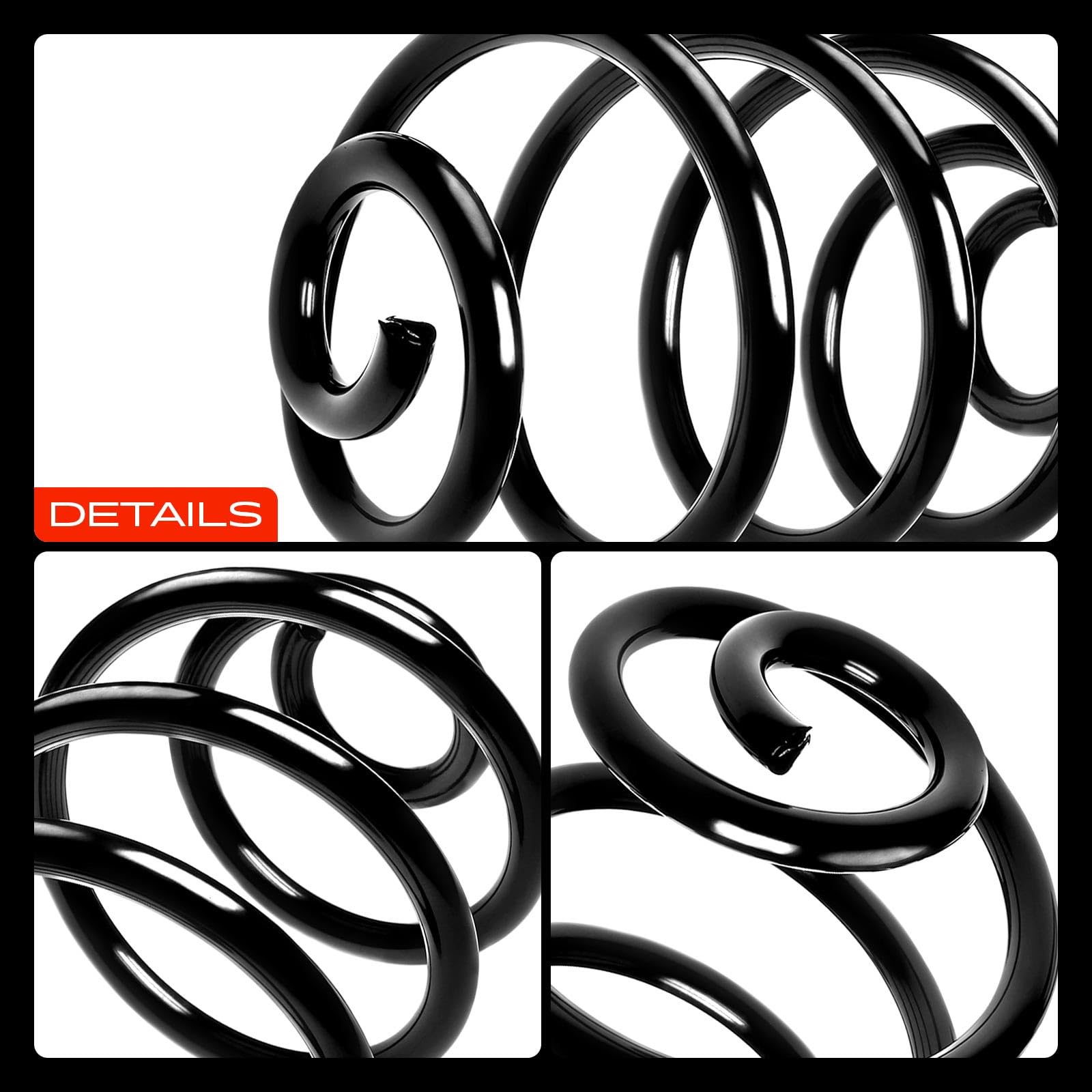 Frankberg 2x Federn Fahrwerksfeder Hinten Kompatibel mit Corsa C F08 F68 2000-2009 Corsa C X01 2000-2012 Tigra Twintop/Convertible 2004-2009 Replace# 9196210