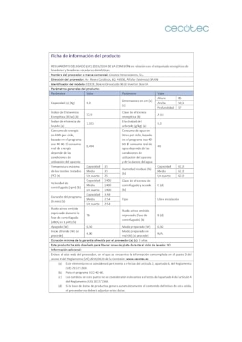 Cecotec Frontlader-Waschmaschine 9 kg Bolero Dresscode 9610 Inverter Steel A. 2000W, 1400 U/min, Niedriger Verbrauch, Dampffunktion, Inverter Plus Motor, Optimiert Wasser- und Waschmittelverbrauch