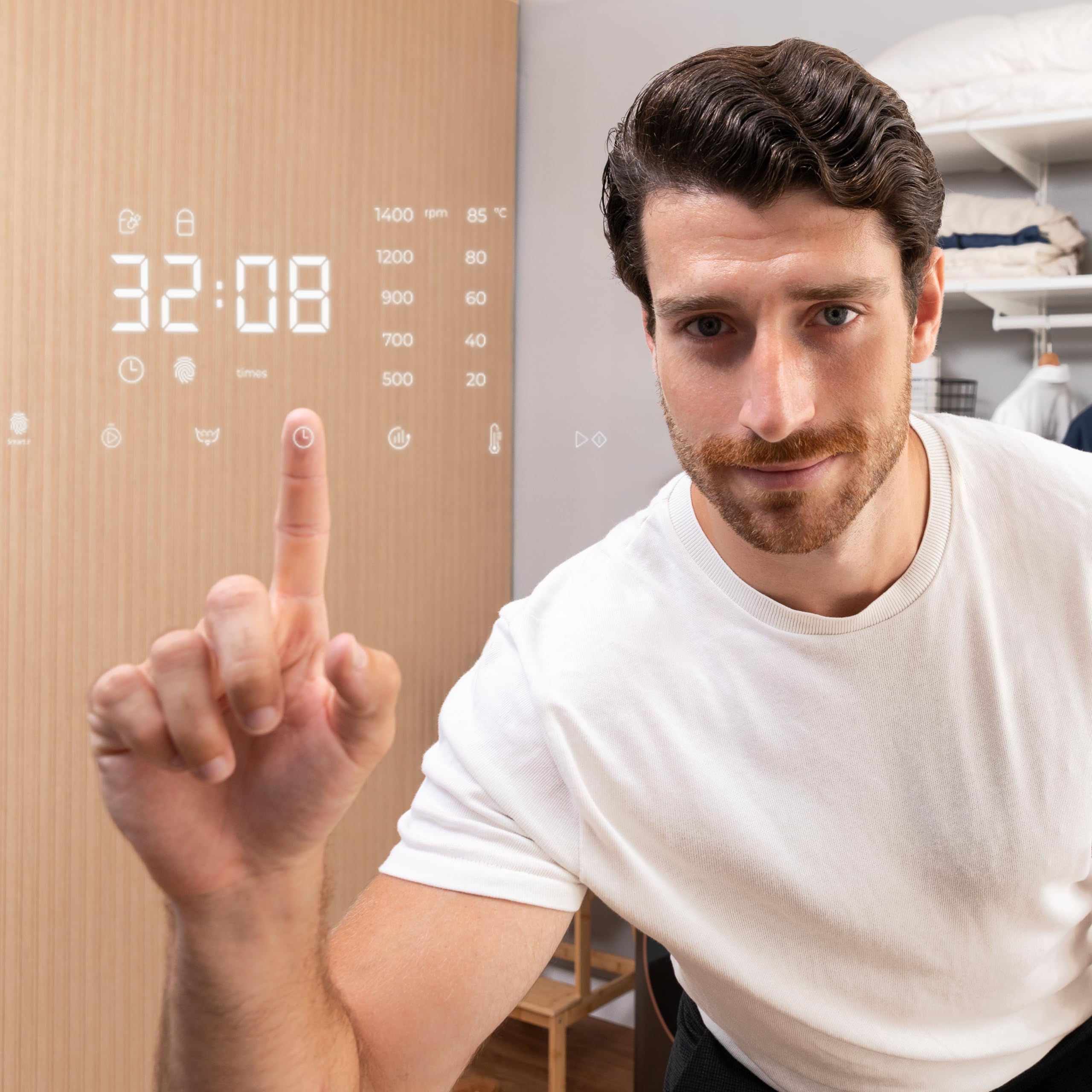 Cecotec Frontlader-Waschmaschine 7 kg Bolero Dresscode 7610 Inverter A. Weiße Frontlader-Waschmaschine mit 7 kg Kapazität, 1400 U/min, Klasse A, Dampffunktion, Inverter Plus Motor, 15 Programme.